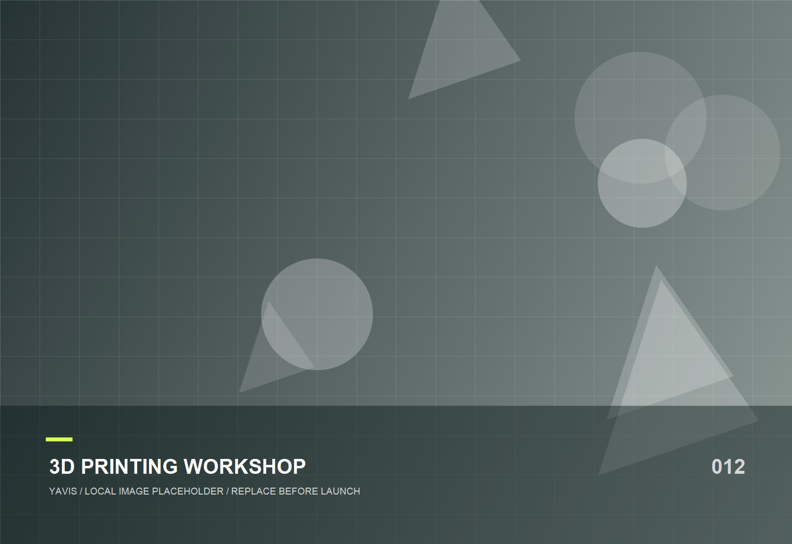 3D printing workshop